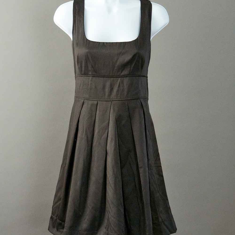 Aqua Shiny black party tank dress